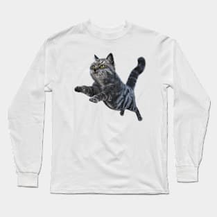 large Siberian fluffy cat Long Sleeve T-Shirt